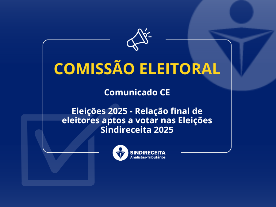 Eleições 2025 - Comunicado CE nº 36/2025