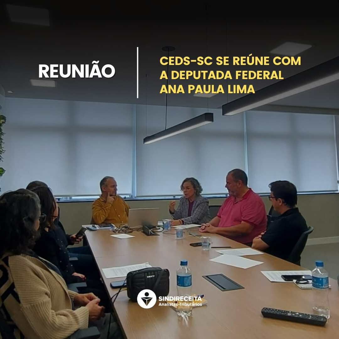 CEDS/SC participa de reunião com a vice-líder do governo na Câmara, deputada Ana Paula Lima