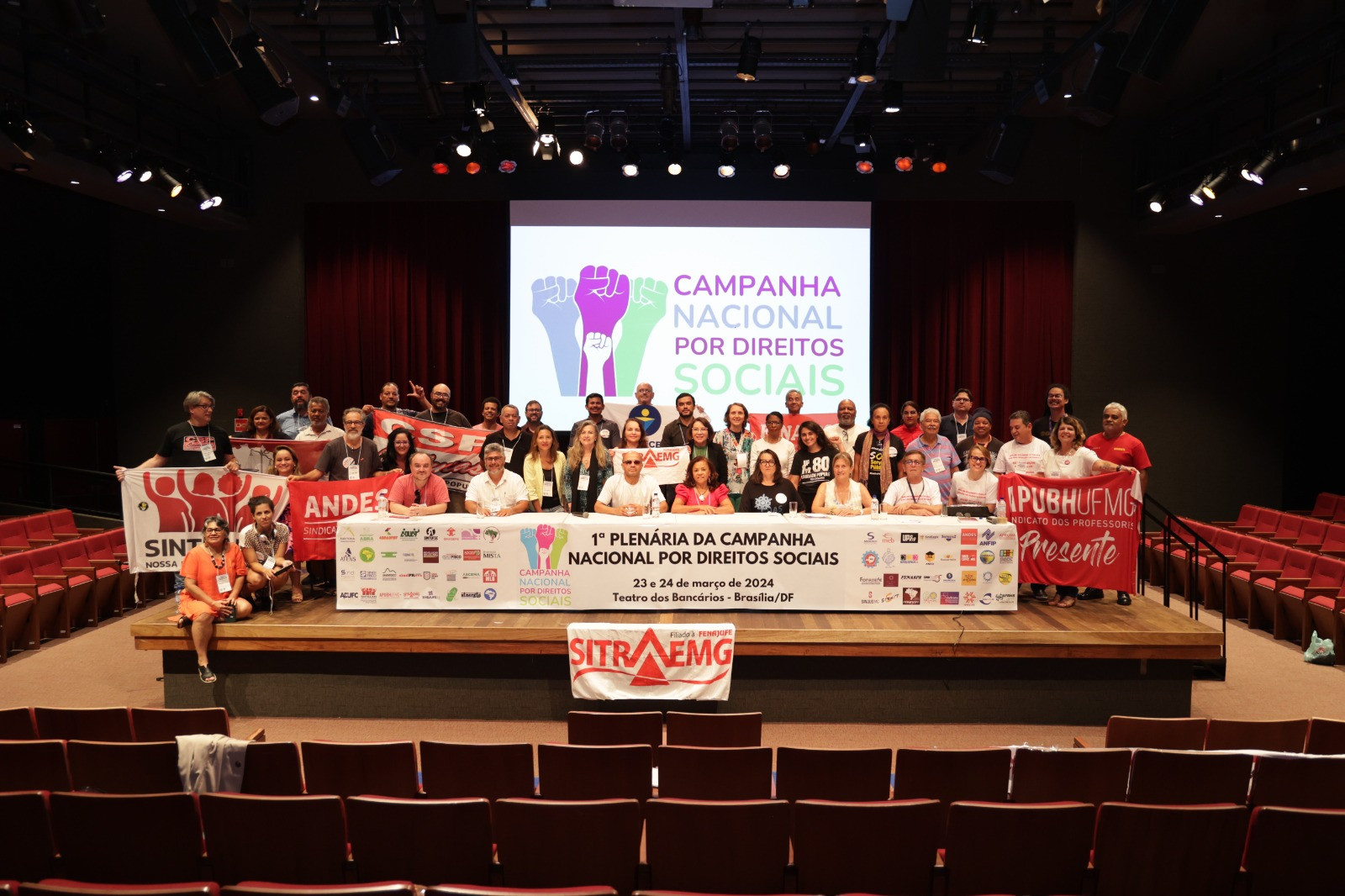 Sindireceita participa da 1ª Plenária da Campanha Nacional por Direitos Sociais