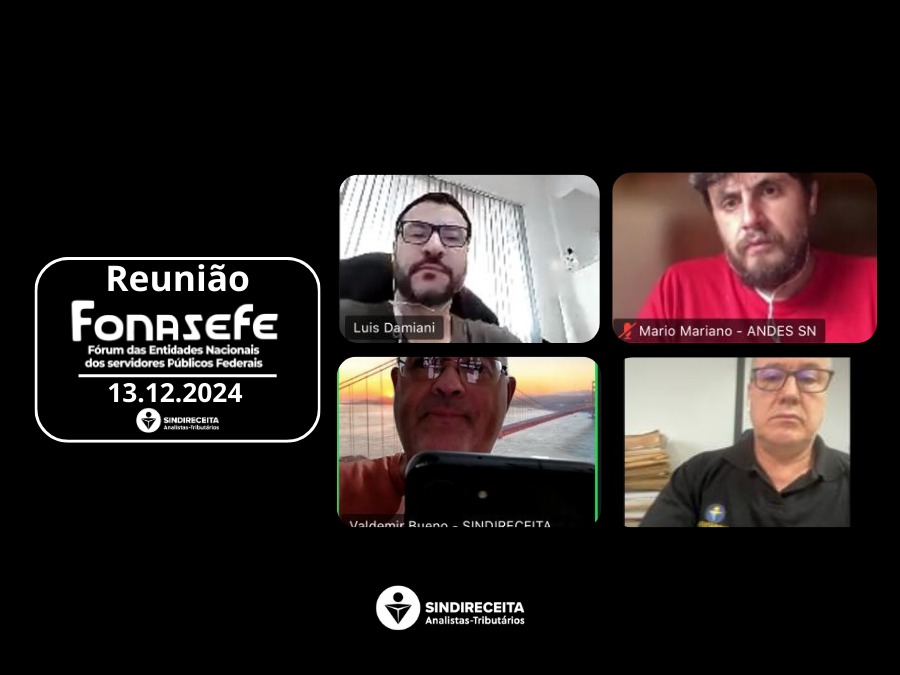 Sindireceita participa de reunião ordinária do Fonasefe      