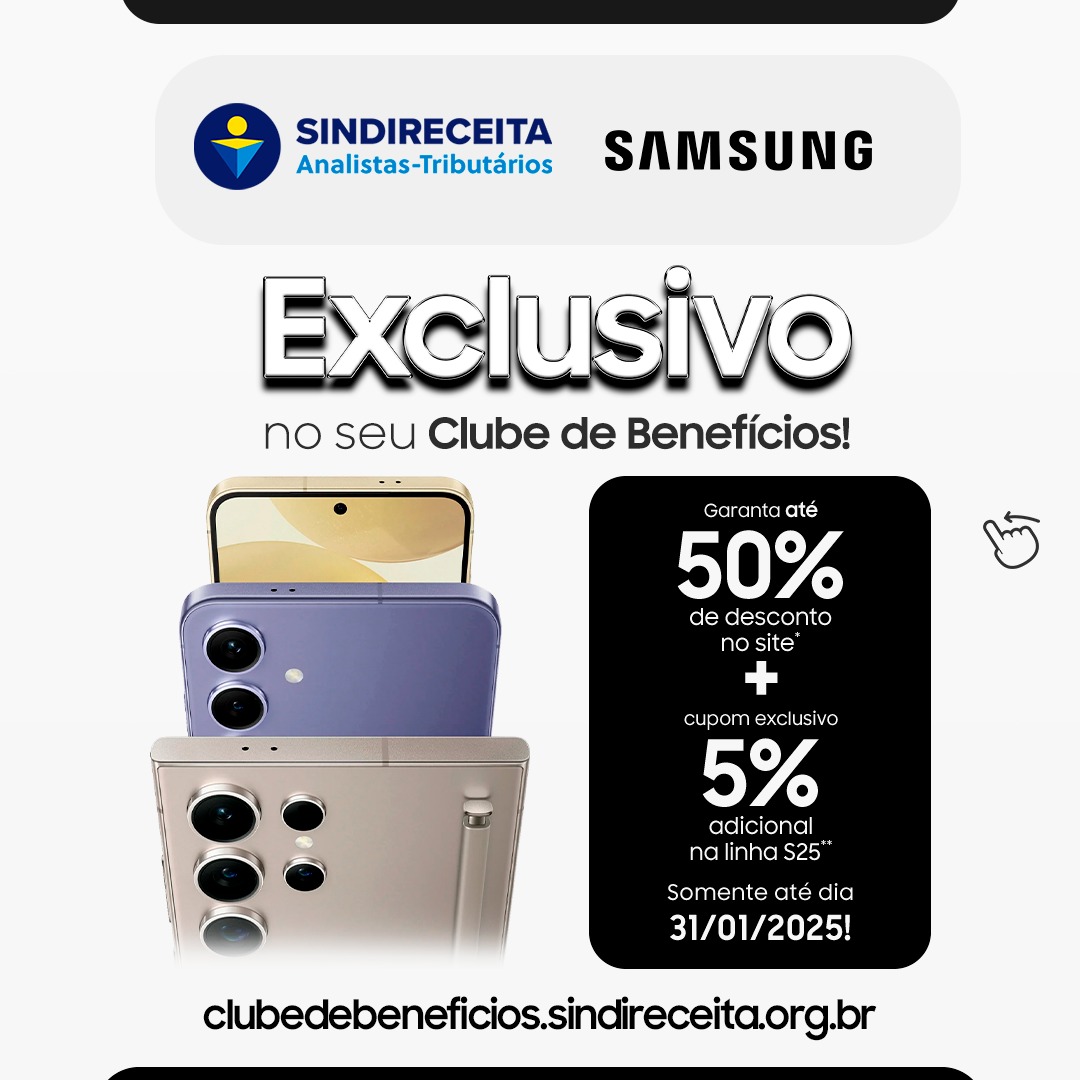 Clube de Benefícios oferece desconto de até 50% para Galaxy S25
