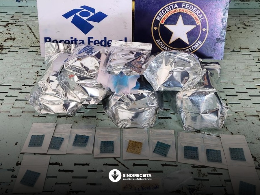 Droga híbrida é apreendida pela Receita Federal no Aeroporto de Fortaleza/CE