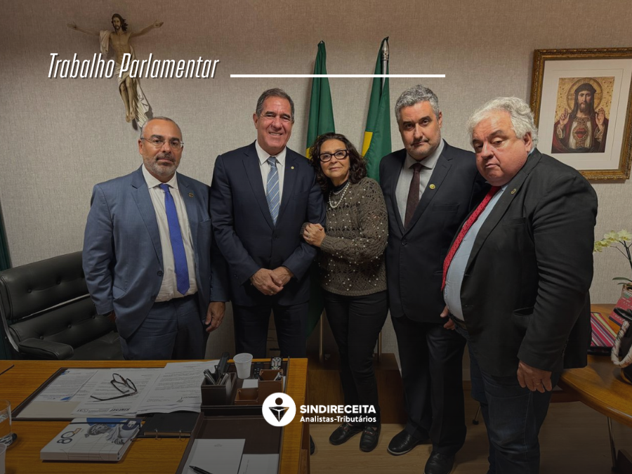 Sindireceita se reúne com relator do PL nº 1.466, Deputado Luiz Gastão
