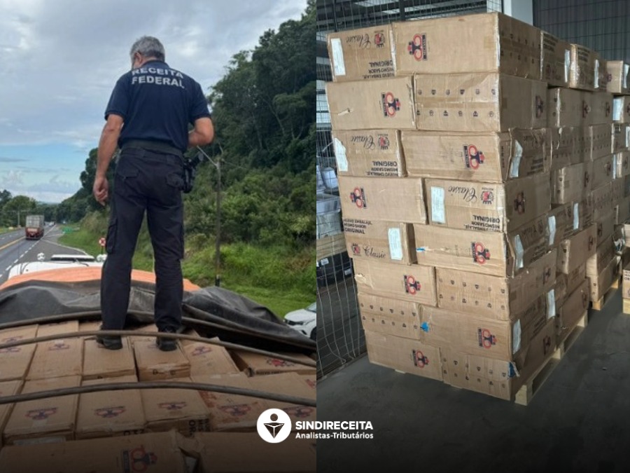 Retenção de 42 mil maços de cigarros ilegais em Ponta Grossa/PR