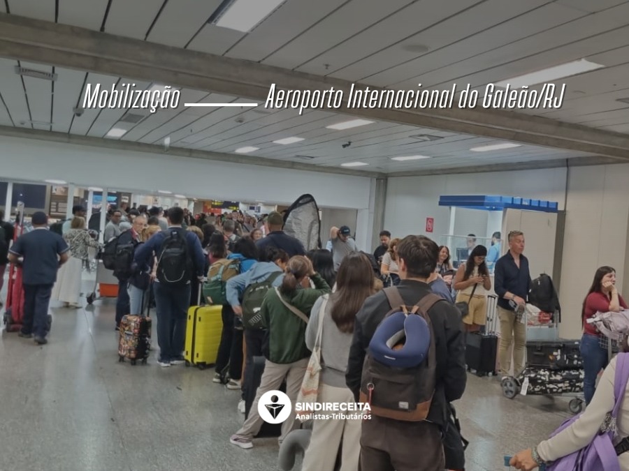 Analistas-Tributários realizam operação padrão no Aeroporto Internacional do Galeão