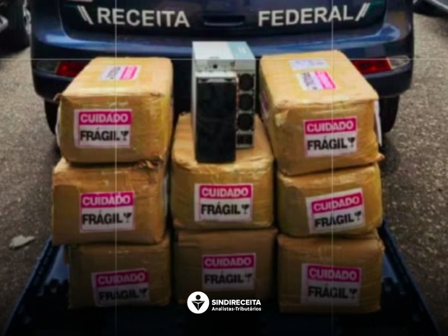 Retenção de Nove máquinas de mineração de Bitcoin em Fortaleza/CE 