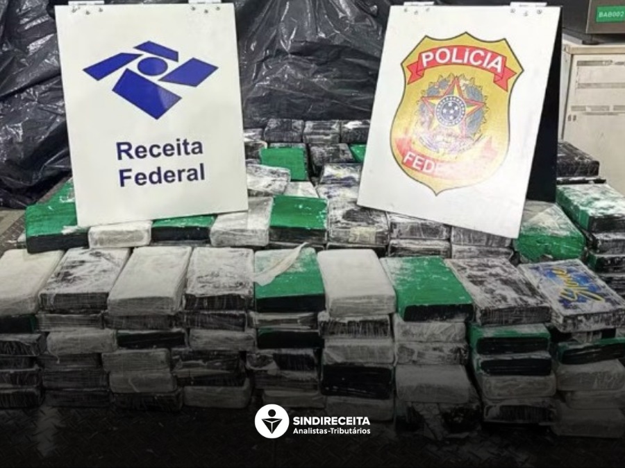 Receita Federal apreende 405 kg de cocaína no Porto de Santos
