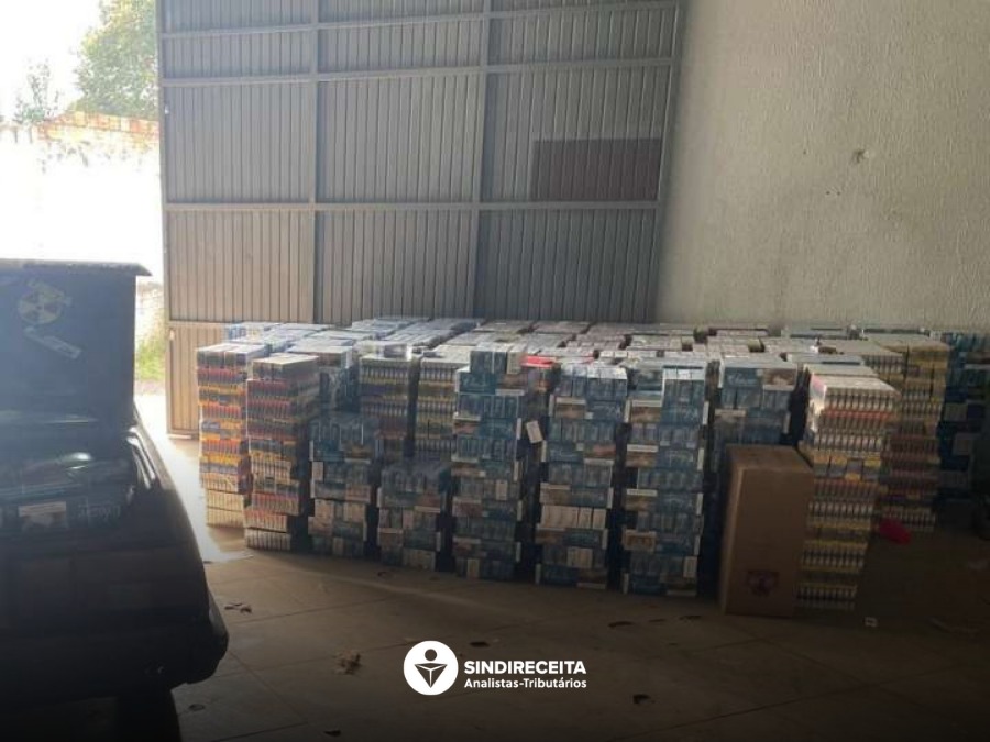 Receita Federal apreende mais de 5,5 mil pacotes de cigarro no Paraná