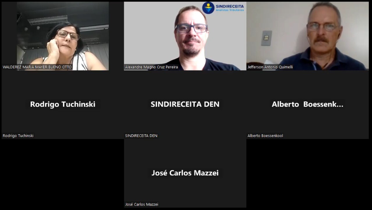 Diretores do Sindireceita participam de eleição assemblear da Delegacia Sindical de Ponta GrossaPR 1