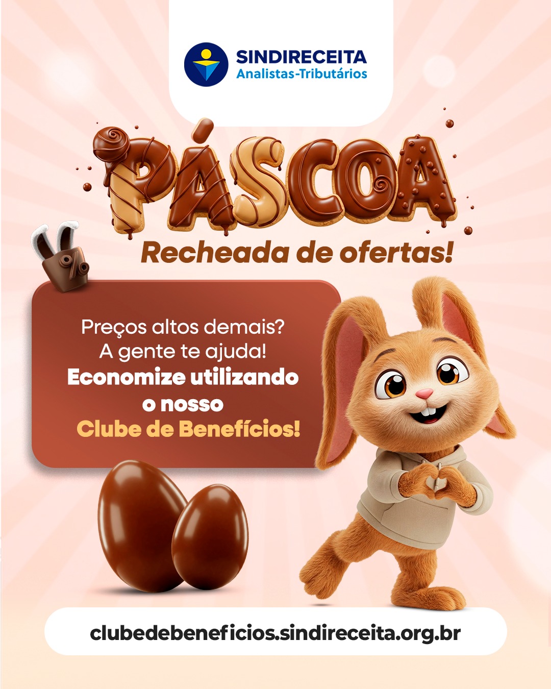 Clube de Benefícios do Sindireceita: Páscoa 