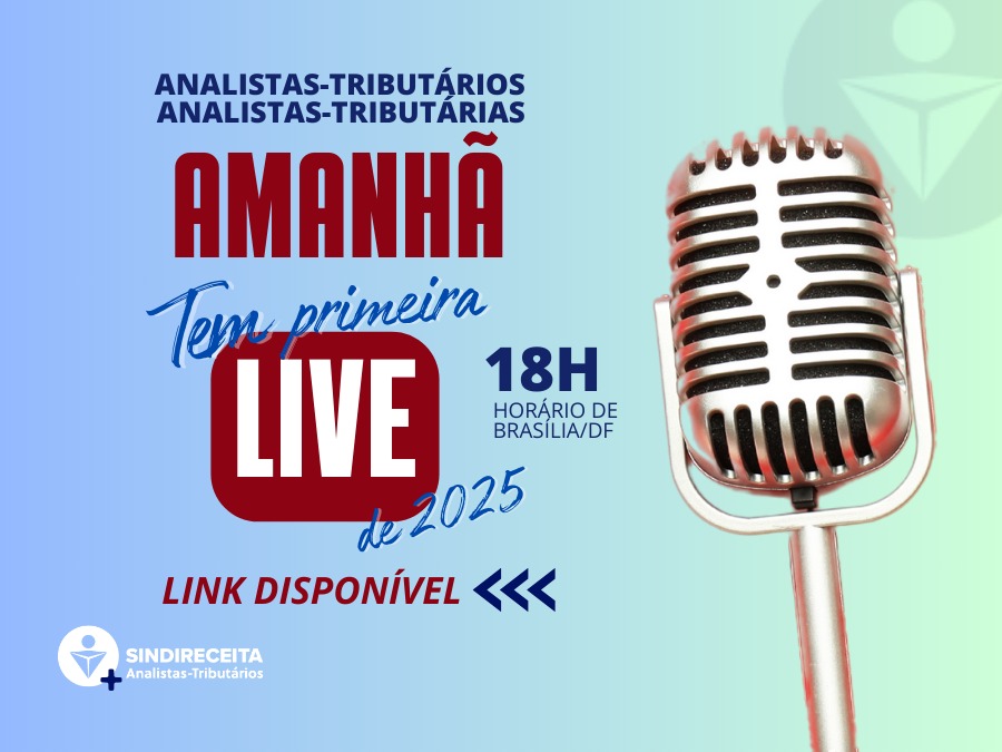 Primeira Live Semanal do Sindireceita em 2025 ocorre nesta quinta-feira (23), às 18h   