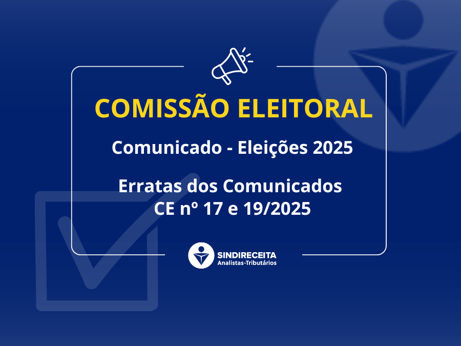 Erratas dos Comunicados CE nº 17 e 19/2025