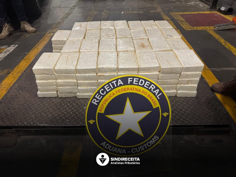 Apreensão de 156,50 kg de cocaína no Porto de Paranaguá