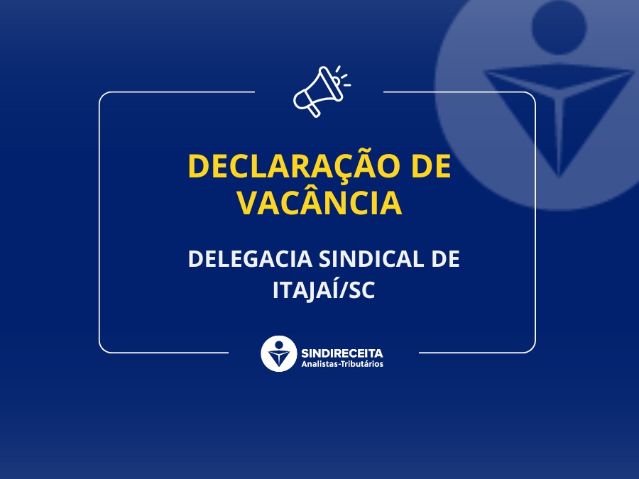 Declaração de Vacância – DS Itajaí