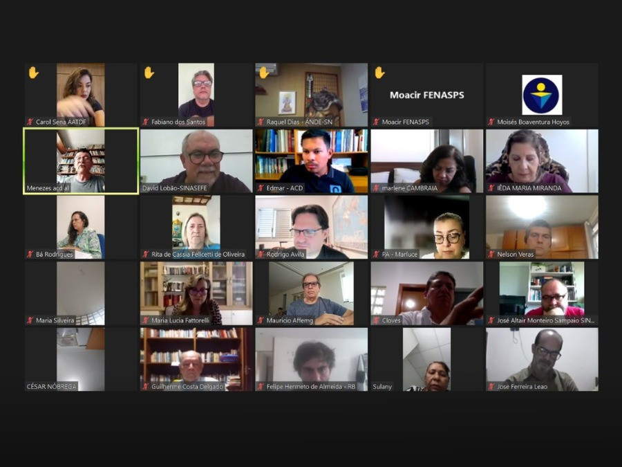 Sindireceita participa de reunião da Campanha Nacional por Direitos Sociais