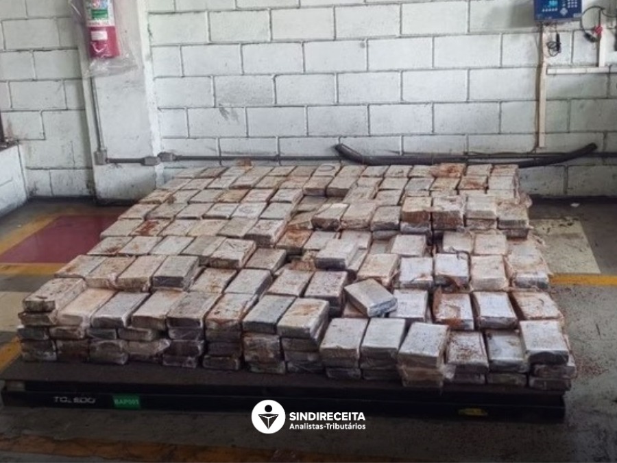 554 kg de cocaína apreendidos no Porto de Santos/SP