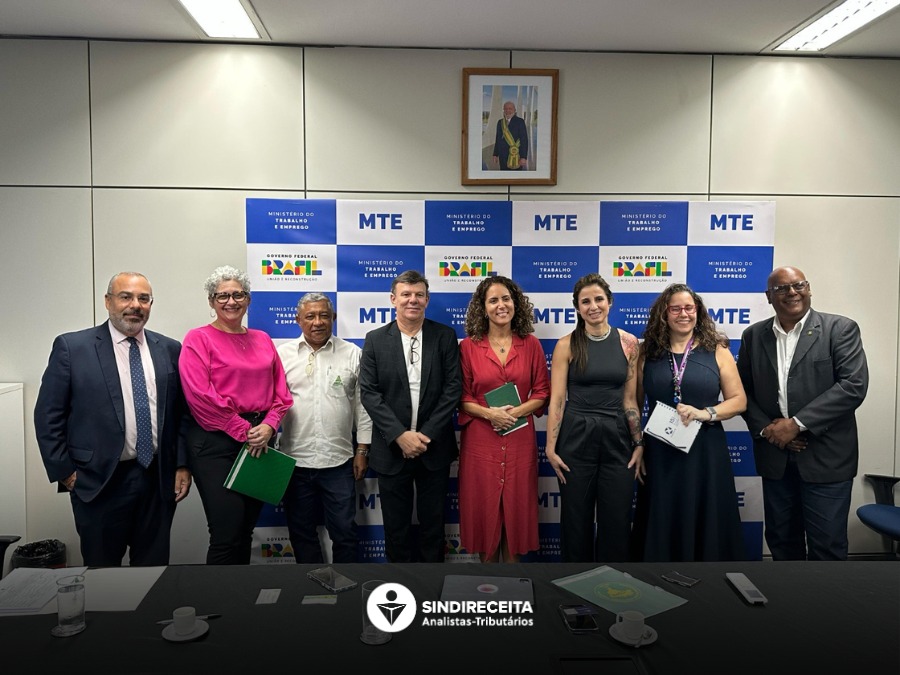 Sindireceita participa de reunião com Assessoria Especial de Assuntos Internacionais do Ministério do Trabalho e Emprego (MTE) 