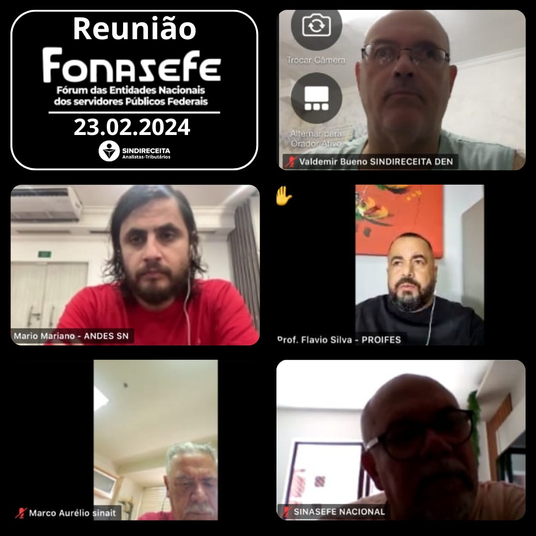 Fonasefe avalia situação das mesas de negociação com o governo