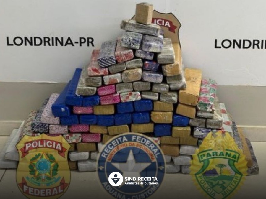 Apreensão de 77 kg de maconha em Cambé/PR