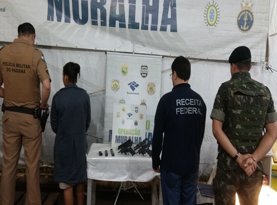 apreens o de armas e drogas foz 2 a 4 de junho 2