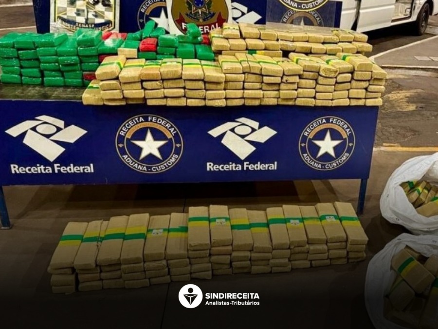 Receita Federal apreende 594 kg de maconha na Ponte da Amizade/PR