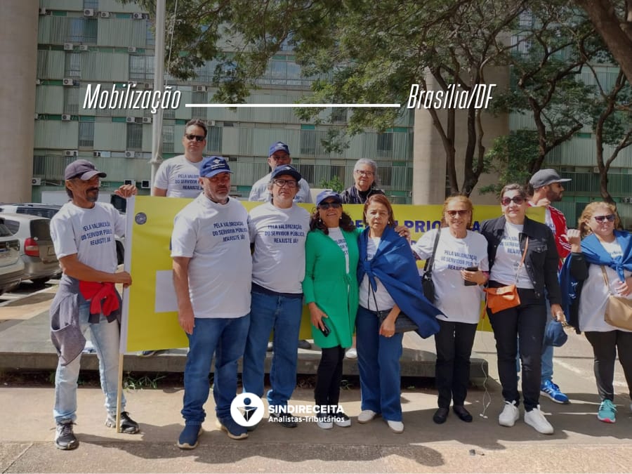 DS Brasília/DF realiza mobilização em frente ao Ministério da Fazenda