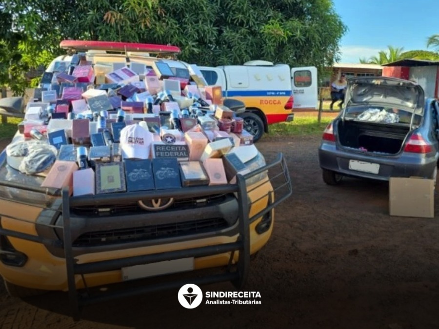Retenção de mercadorias irregulares valoradas em R$500 mil em Minas Gerais  
