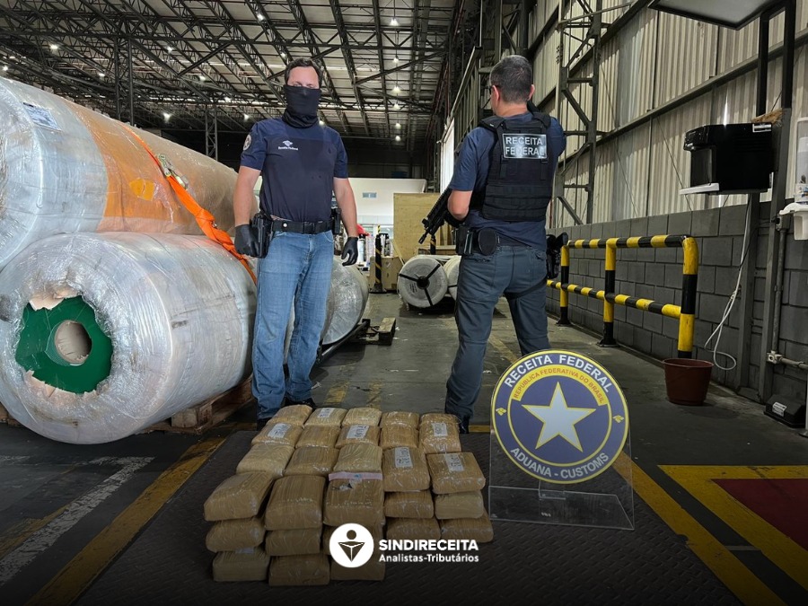 71,5 kg de cocaína apreendidos no Porto de Paranaguá/PR