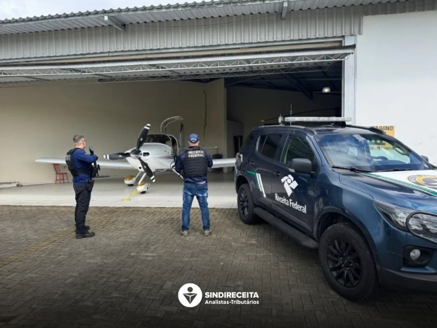 Receita Federal apreende R$ 3 milhões em celulares dentro de avião em Santa Catarina