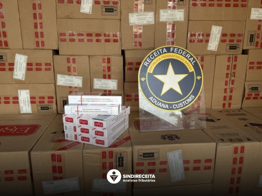 RFB apreende 15 mil pacotes de cigarros em Foz do Iguaçu/PR