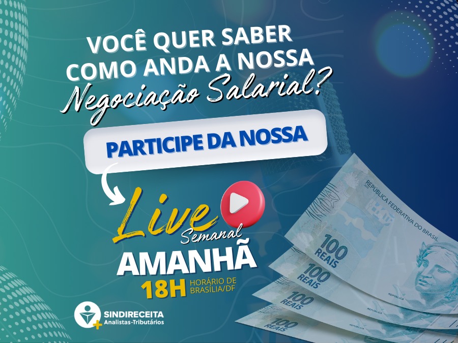 DEN conclama filiados e filiadas para a Live Semanal dessa quinta-feira