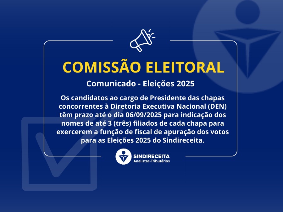 Eleições 2025 - Comunicado CE nº 22 de 2025