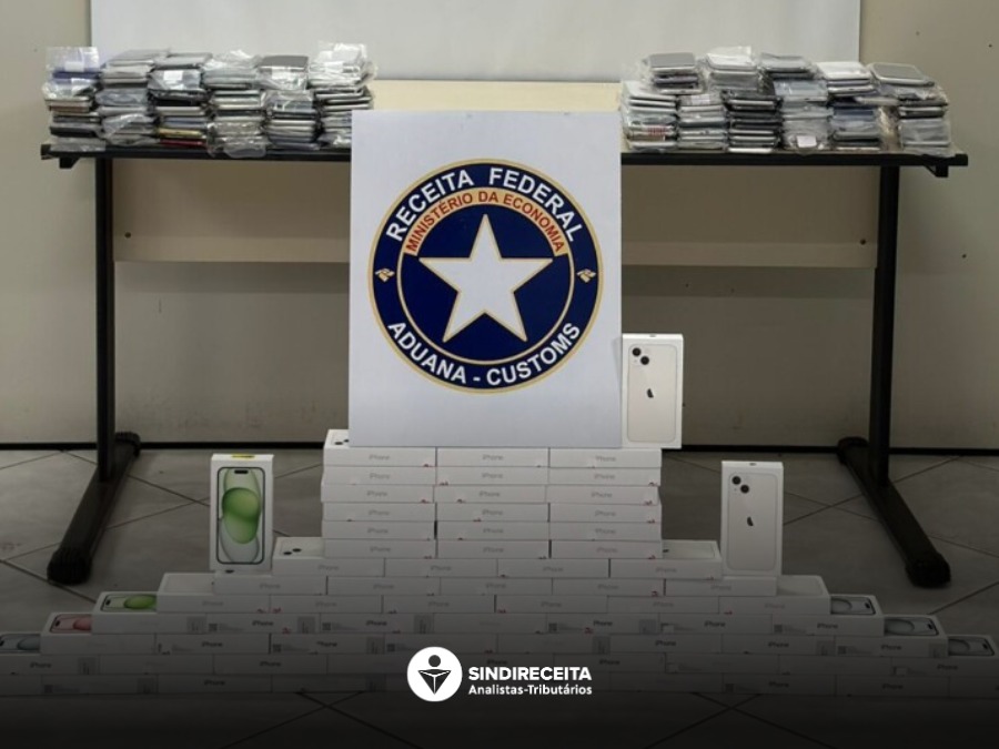 Retenção de 250 smartphones irregulares em Chapecó/SC